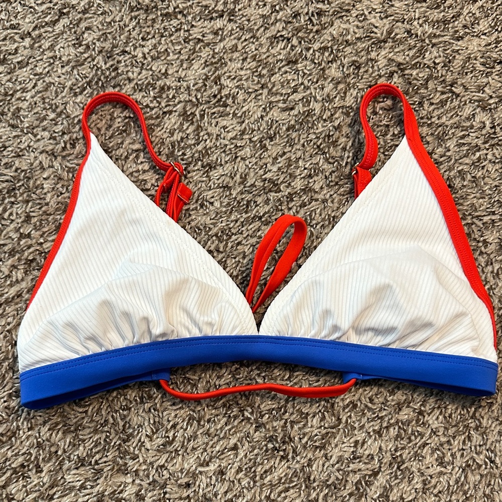 Xhilaration Red, White, and Blue Bikini Top s